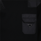 니트웨어 UMB392 S 222 11AP f0002 nero Prada 검은색 Homme