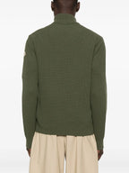 Imagem do Cardigan Bi-Material da marca Moncler para Homem - Temporada Outono-Inverno 2025 - Vista Detalhada_4