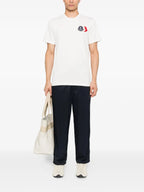 Imagen del artículo Camiseta de logo tricolor de Moncler para Hombre - Temporada Otoño-Invierno 2025 - Vista Trasera