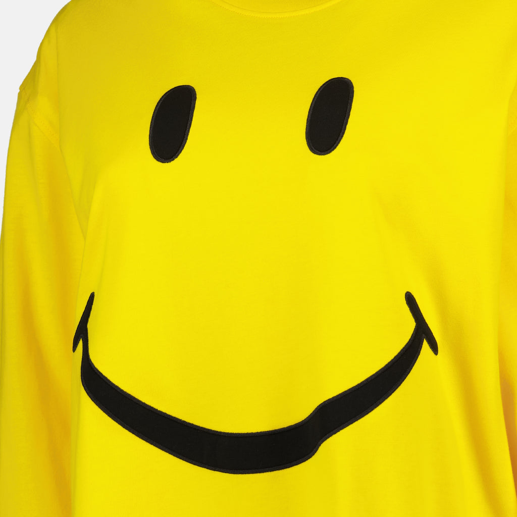 Image de l'article T-shirt Smiley de la marque Moschino pour Femme - Saison Automne-Hiver 2025 - Vue détaillée_3