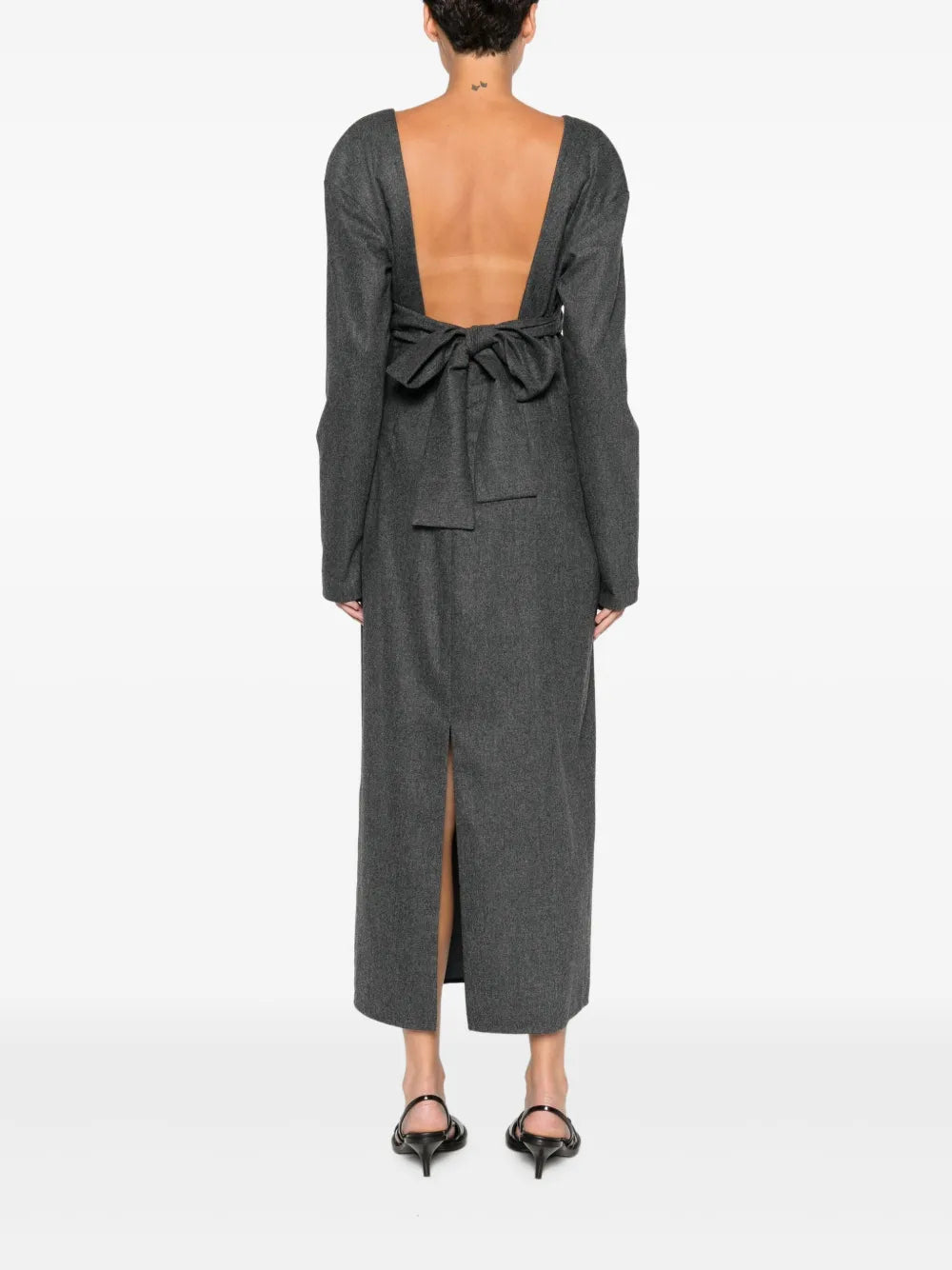 Immagine del vestito lungo Aubrey del marchio Khaite per Donna - Stagione Autunno-Inverno 2025 - Vista Dettagliata_4