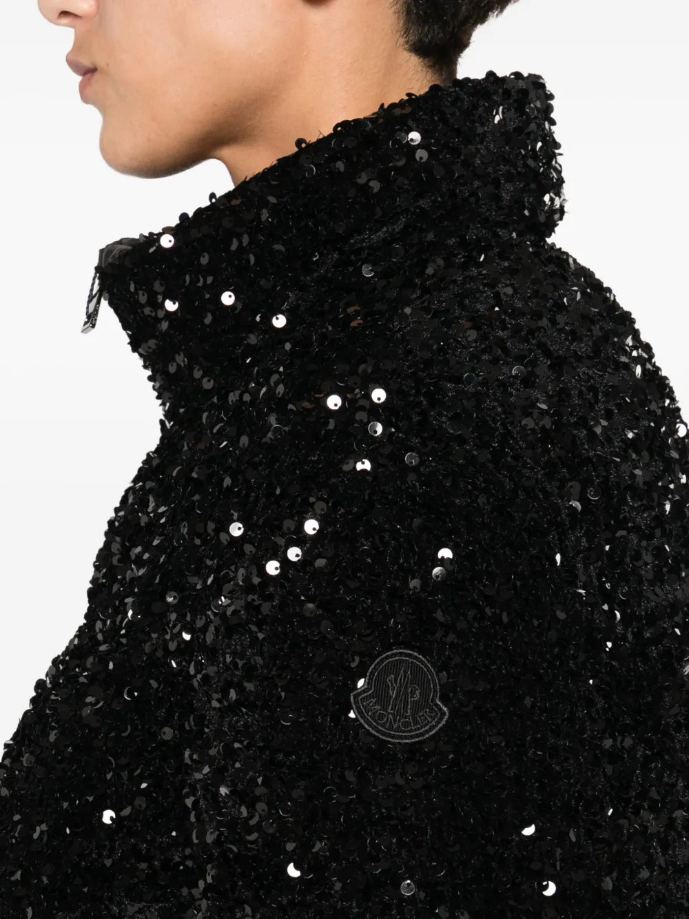 Bild der Moncler Louvi Steppjacke mit Pailletten für Damen - Herbst-Winter 2025 - Detaillierte Ansicht_5