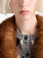 Imagen del cárdigan de lana para mujer de Prada - Temporada Otoño-Invierno 2025 - Vista Detallada 5