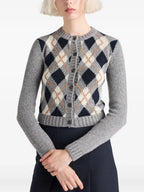 Imagen del cárdigan de lana para mujer de Prada - Temporada Otoño-Invierno 2025 - Vista Detallada 1