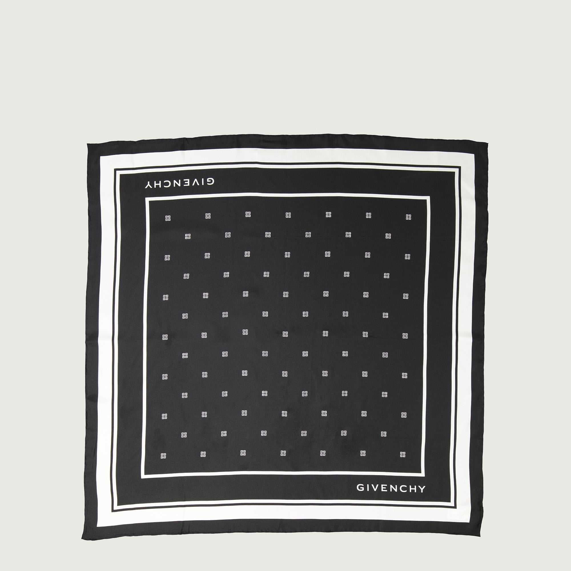 Lenços e luvas Carré de soie 4G Givenchy Preto Femme