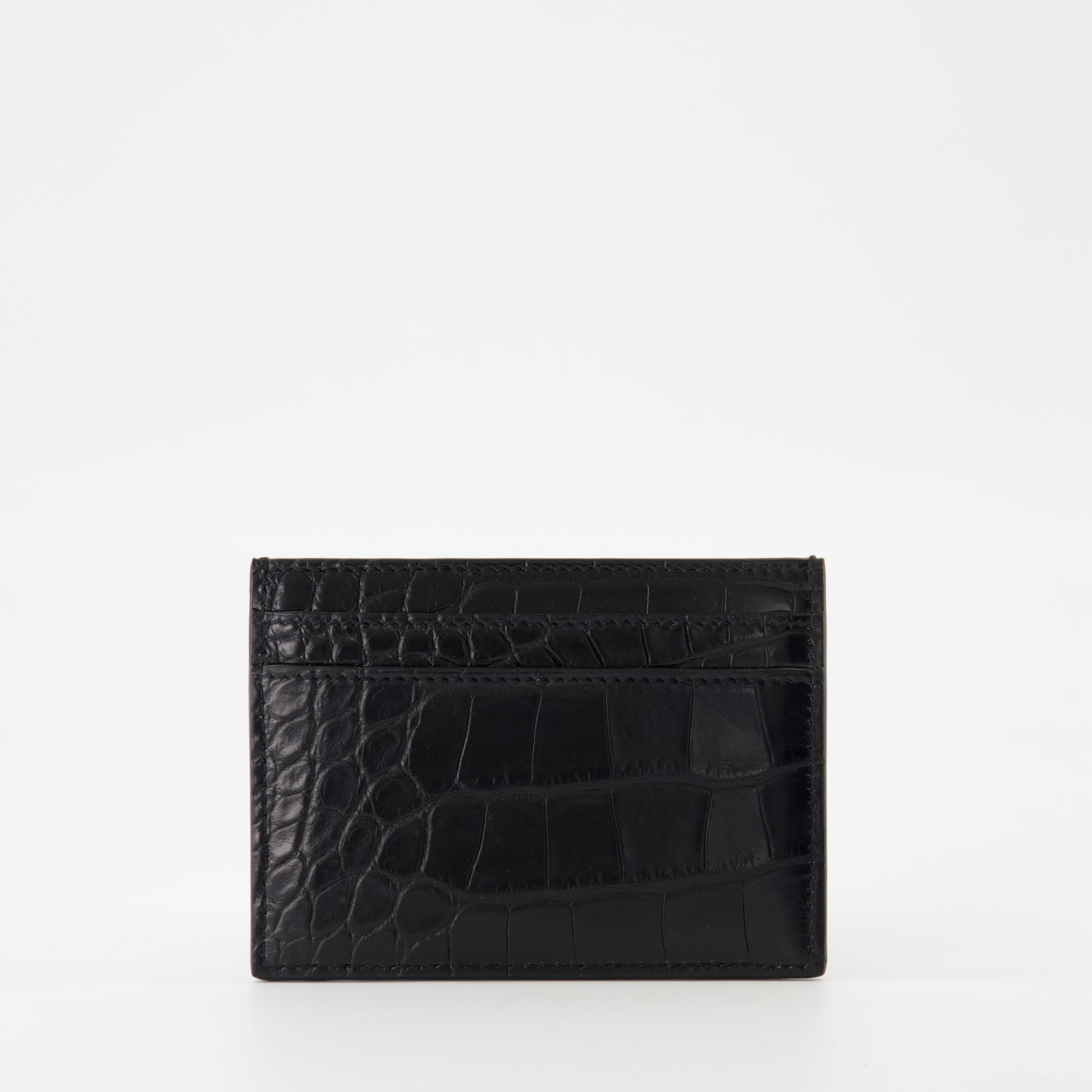 Petite maroquinerie Porte-cartes Cassandre Saint Laurent Noir Homme