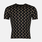Imagen de la camiseta Moon Jersey negra de la marca Marine Serre para Unisex - Temporada Otoño-Invierno 2025 - Vista Frontal