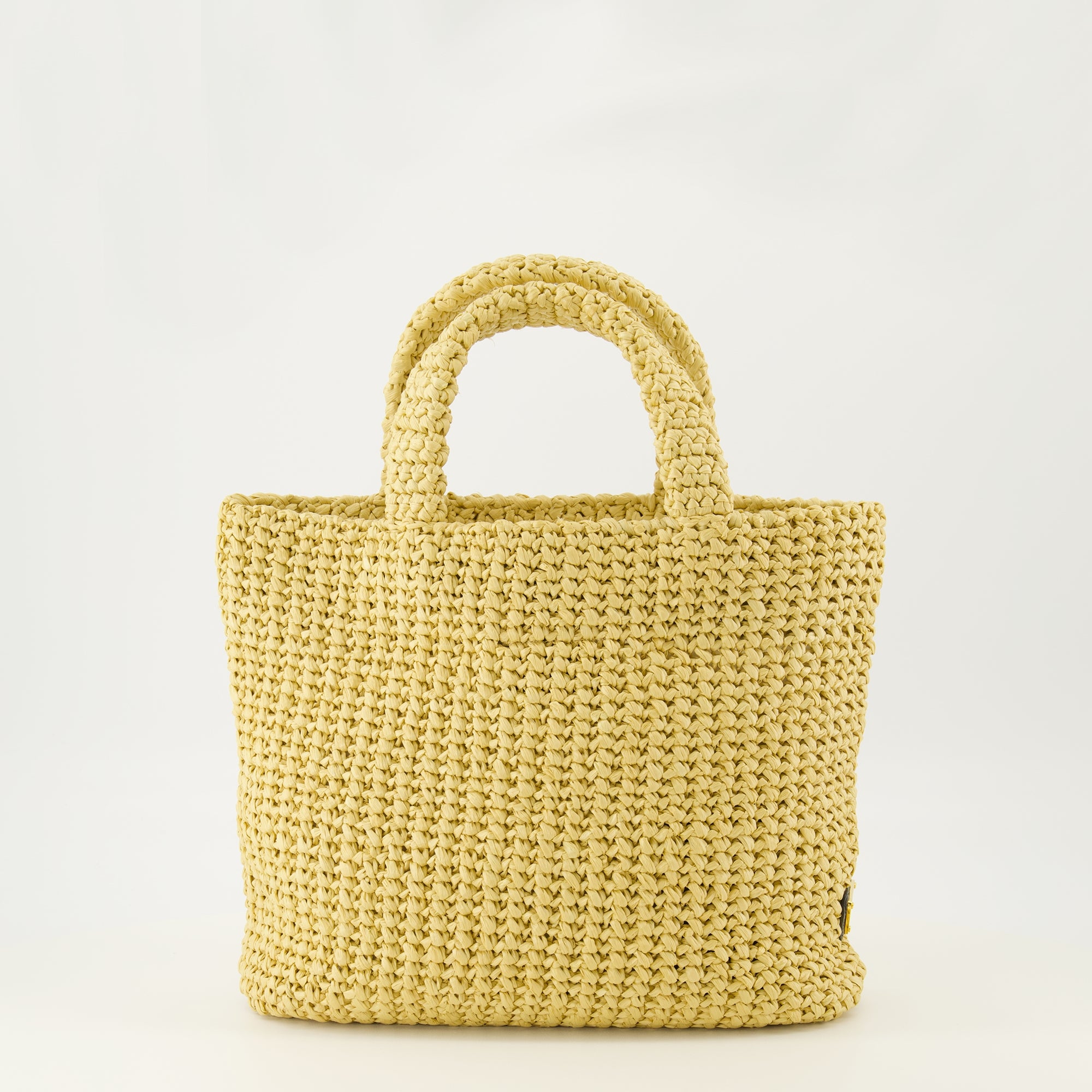 Image de l'article Petit sac cabas en crochet de la marque Prada pour Femme - Saison Printemps-Été 2026 - Vue de Dos