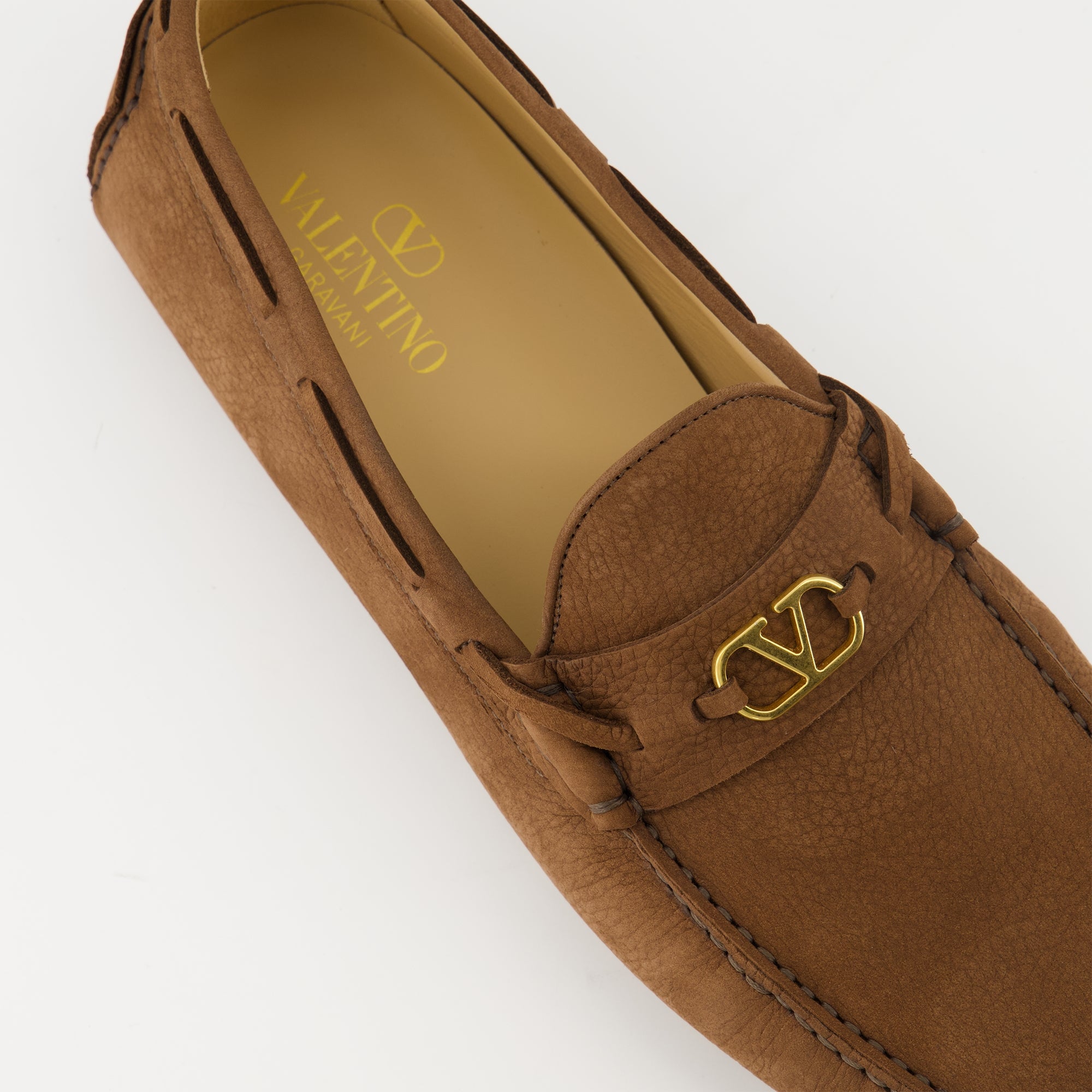 Mocassins Driver Fastaway Moccasins Valentino Garavani Marron Homme