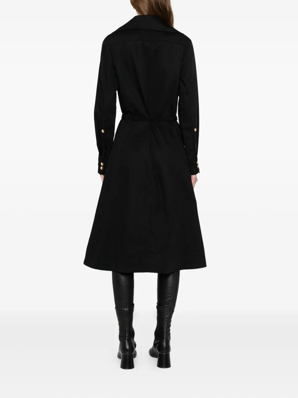 Image de l'article Robe chemise mi-longue de la marque Patou pour Femme - Saison Automne-Hiver 2025 - Vue détaillée_4