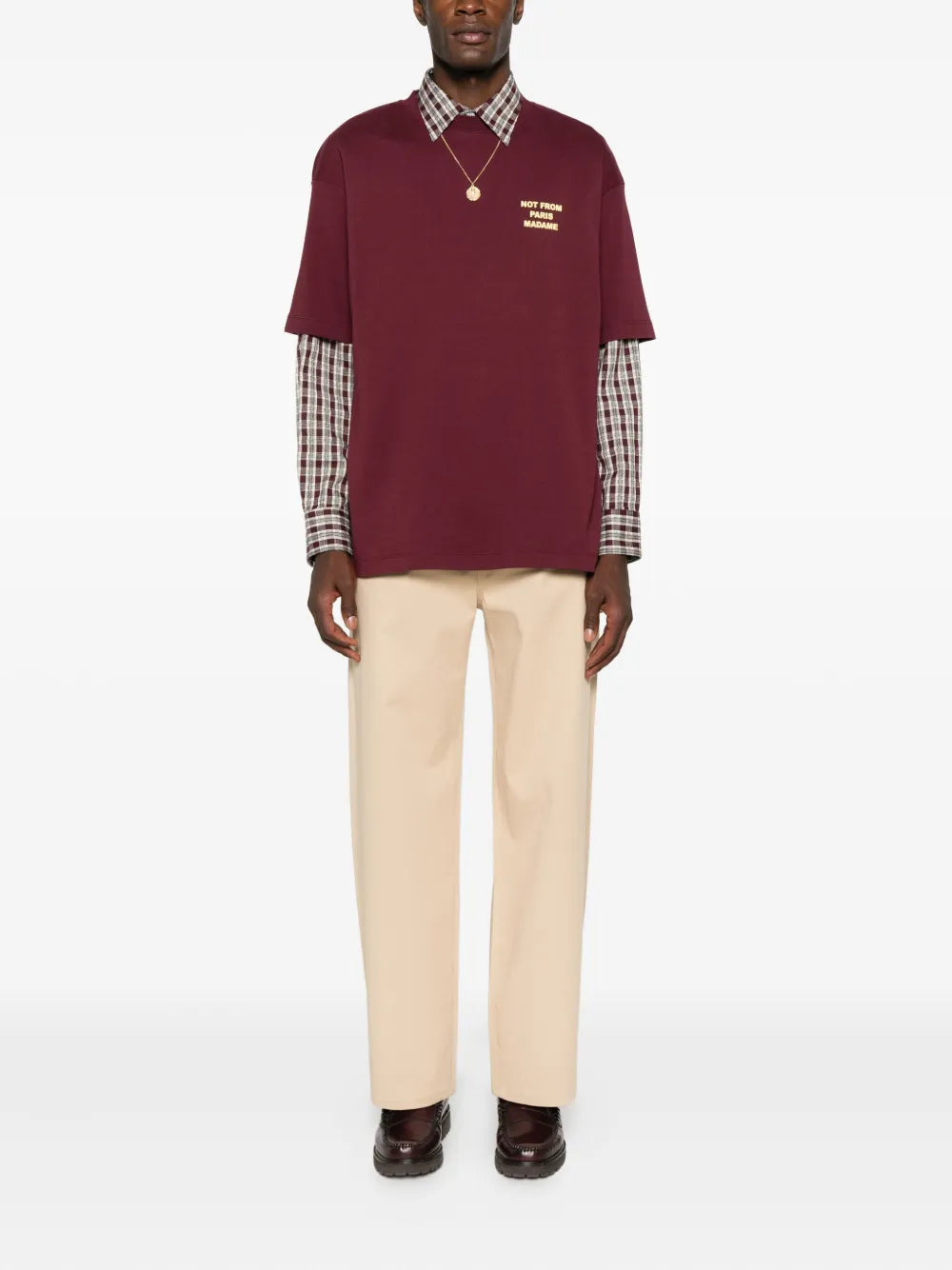 Bild des Drole De Monsieur Baggy-Hose für Männer - Herbst-Winter 2025 - Rückansicht