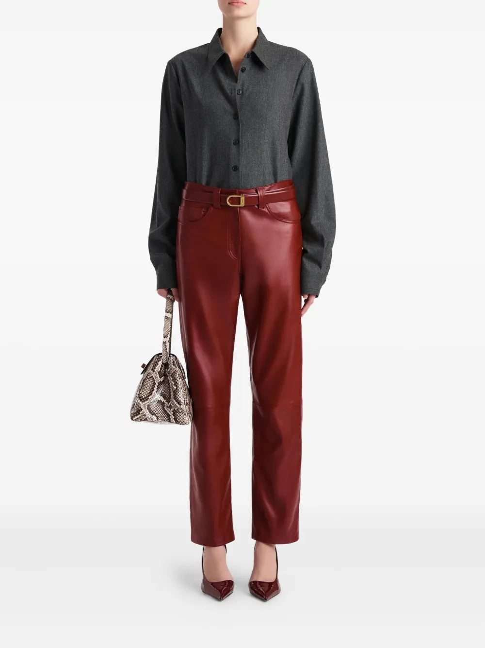 Image of the Khaite Callum Pants for Women - Fall-Winter 2025 - Back View