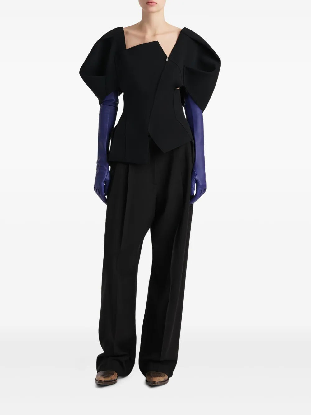 Image of the Top Quan item from the Khaite brand for Women - Fall-Winter 2025 - Back View