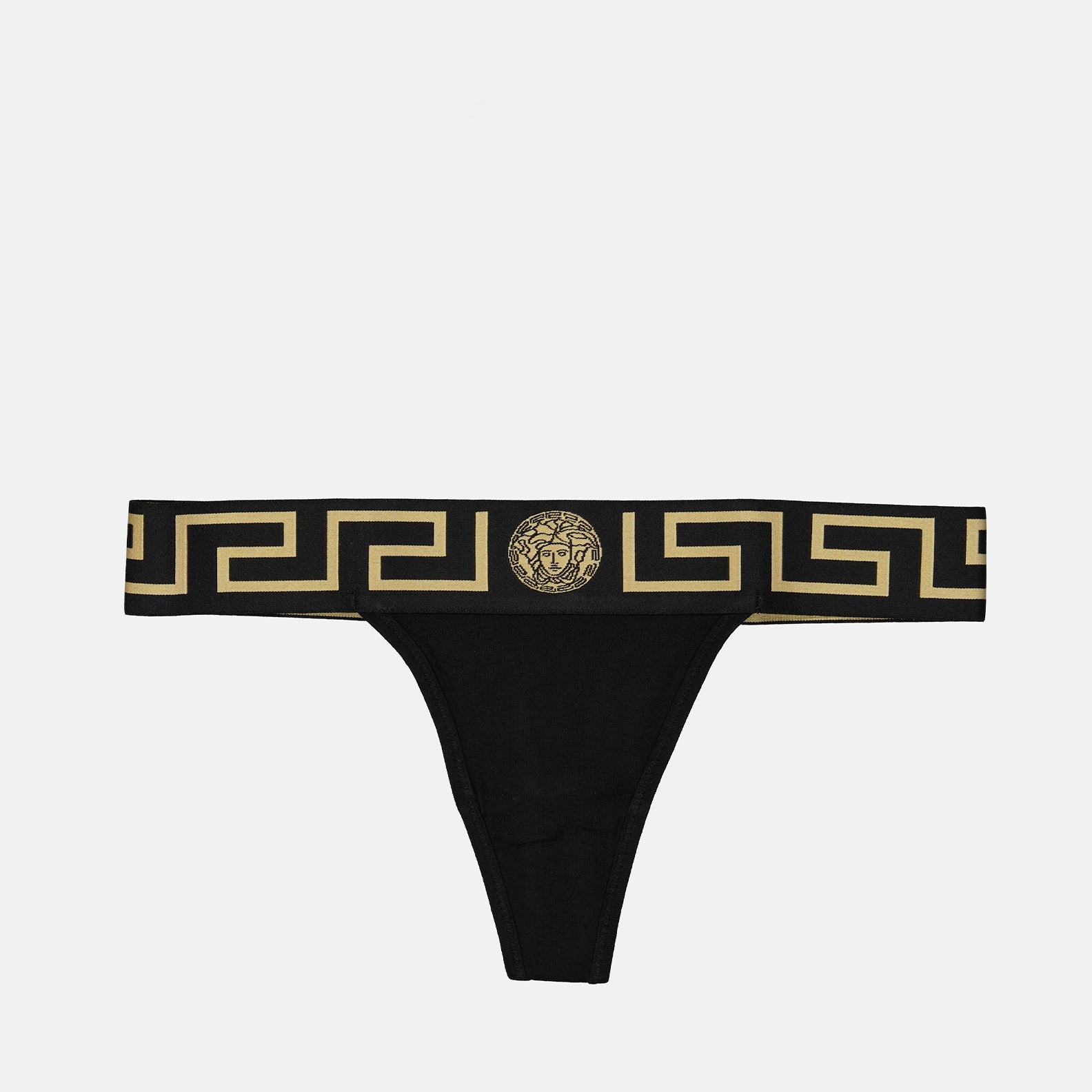 Roupa íntima e homewear Medusa Greca String Versace Preto Femme
