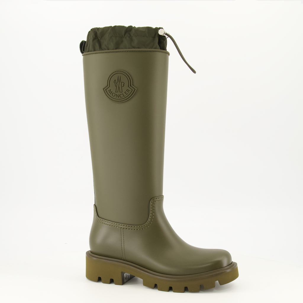 Bottes Botas Khaki Kickstream Moncler Kaki Femme
