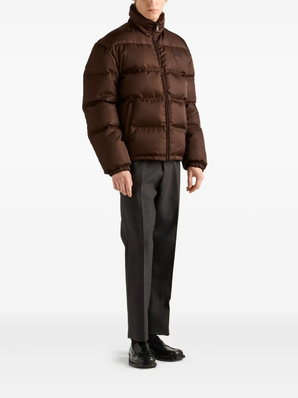 Immagine della giacca a imbottitura in nylon di Prada per uomo - Autunno-Inverno 2025 - Vista Posteriore