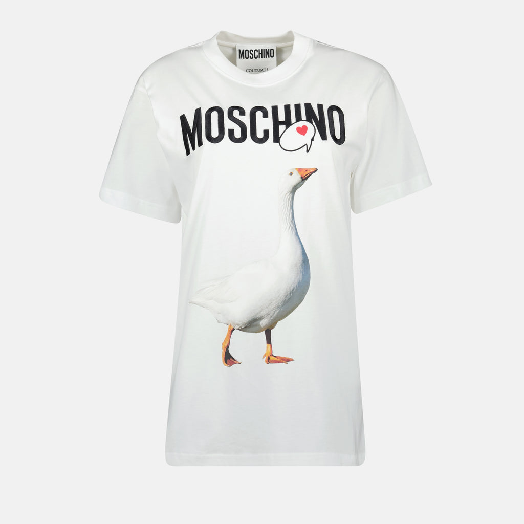 T-shirts Goose T-shirt Moschino White Femme