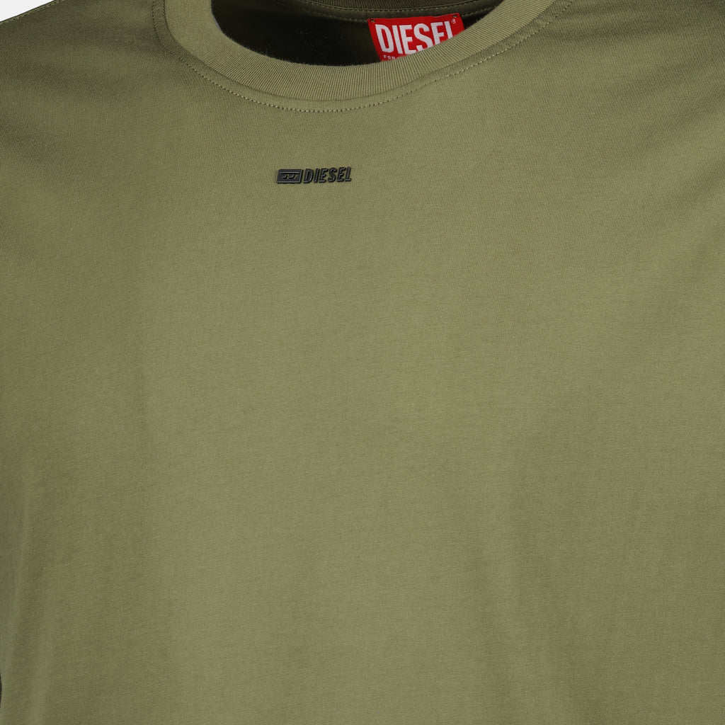 T-shirts T-Shirt T-Adjust-V khaki grün Diesel Kaki Homme