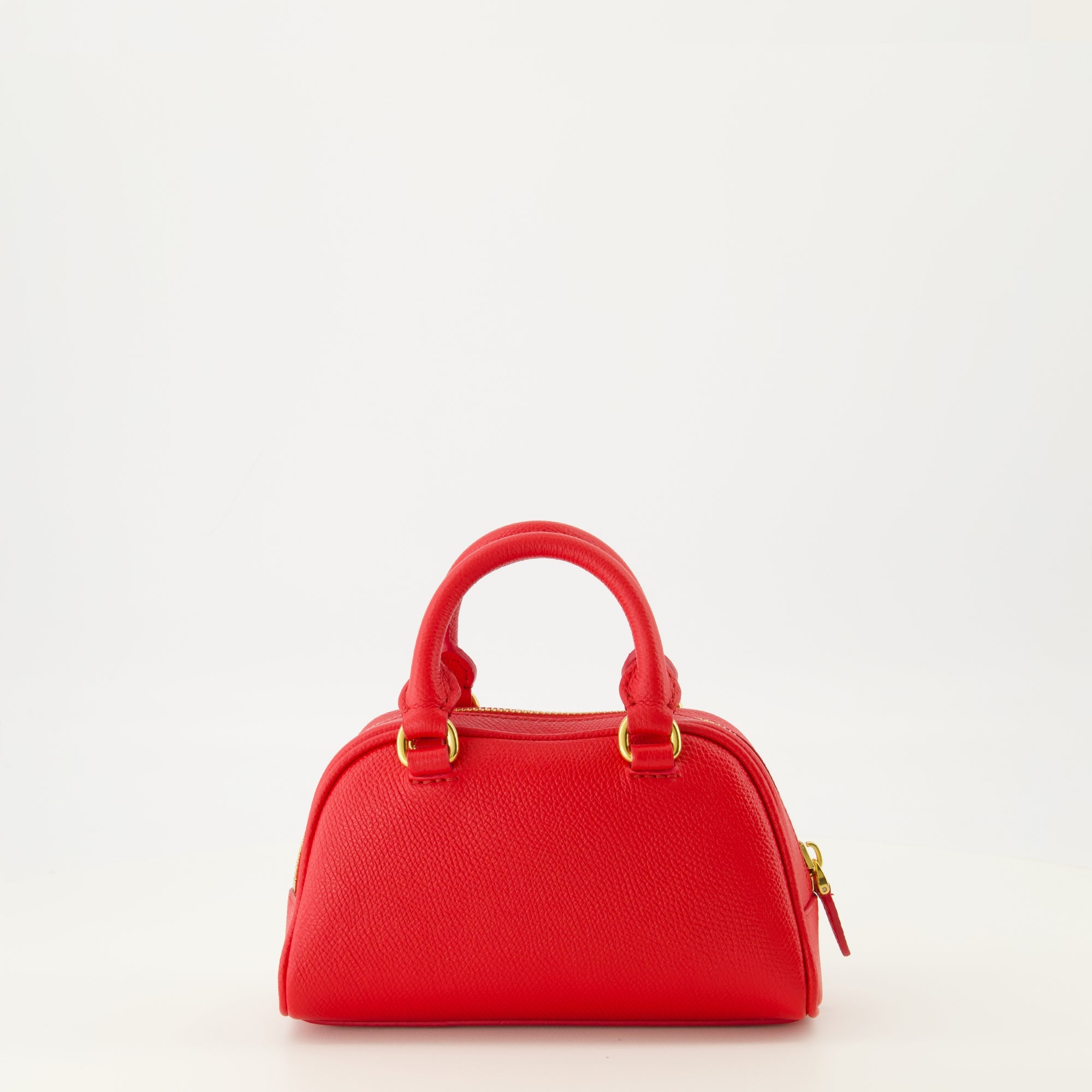Image de l'article Mini sac Bowling Vlogo rouge de la marque Valentino Garavani pour Femme - Saison Printemps-Été 2026 - Vue de Dos