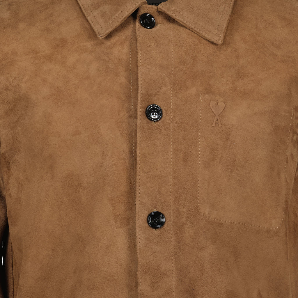 Image of the Ami Heart Jacket from the brand Ami PARIS for Men - Autumn-Winter 2025 - Detailed View 7