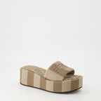 Platform shoes Fendi Sunshine Sandals Fendi Brown Femme