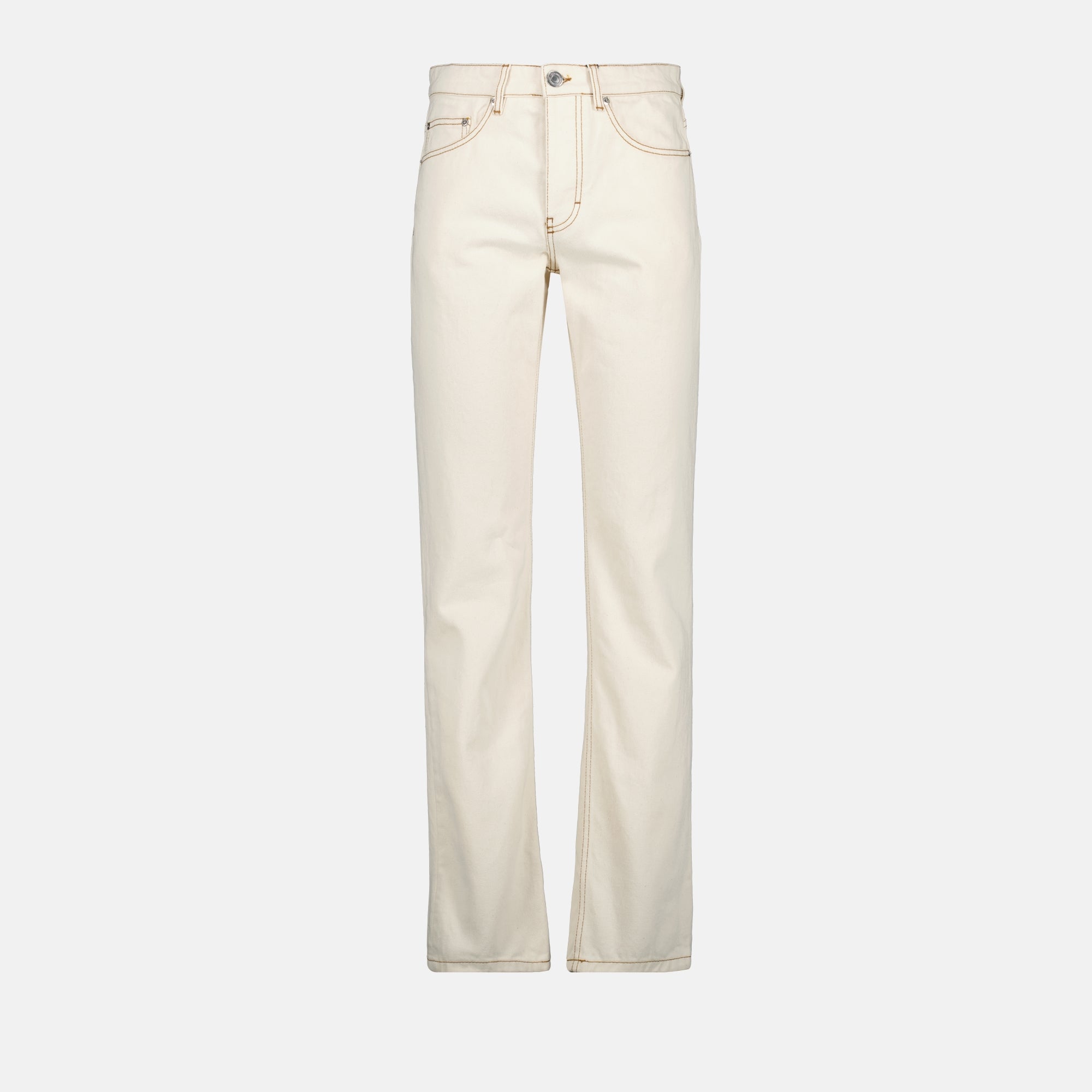Pantalons Jeans en denim Ami PARIS Beige Homme