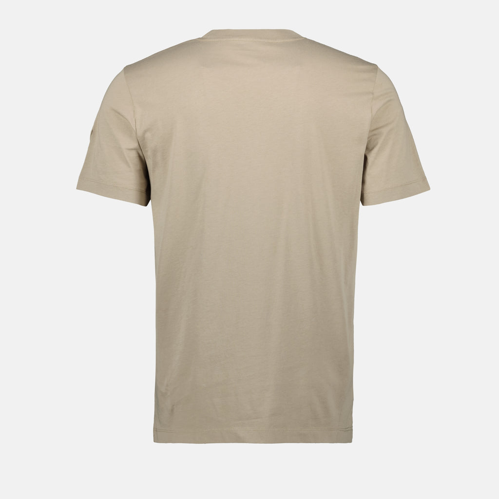 T-shirts Blurred Logo T-shirt Moncler Beige Homme