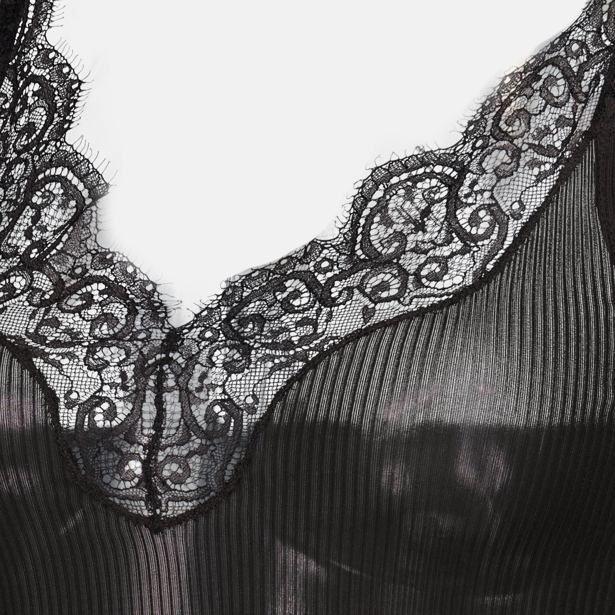 Immagine del top in seta della marca Saint Laurent per donna - Stagione Autunno-Inverno 2025 - Vista Dettagliata_3