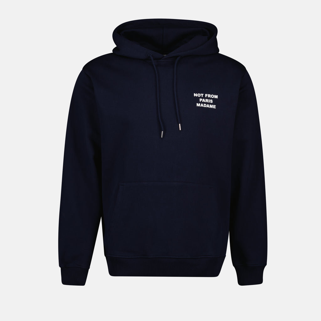 Sweatshirts Sweat à capuche Slogan bleu marine Drole De Monsieur Bleu foncé Homme