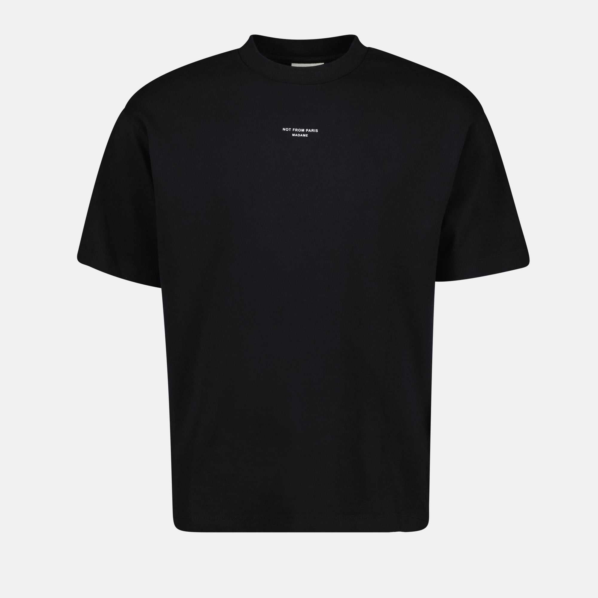 T-shirts T-shirt Slogan Classique noir Drole De Monsieur Noir Homme