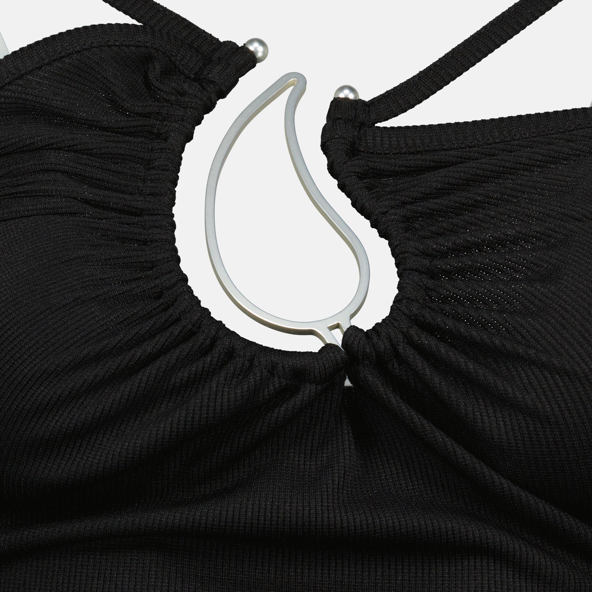 Tops Kaschmir-Muster-Top Christopher Esber Noir Femme