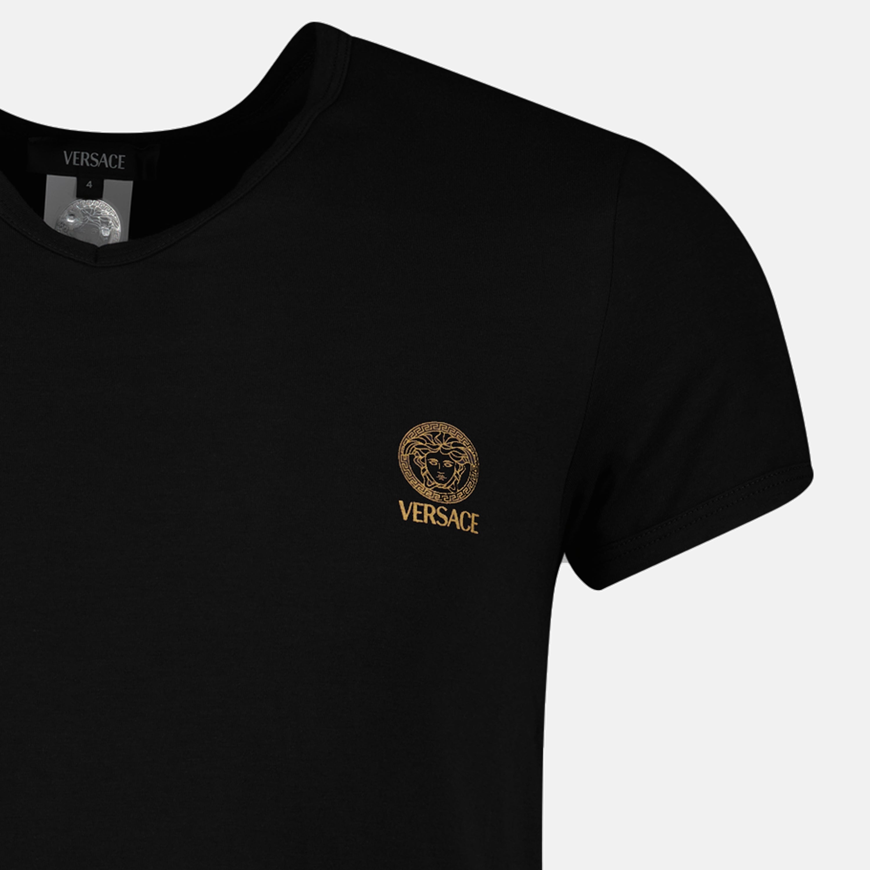 Sous-vêtements et homewear Tricot de corps Medusa Versace Noir Homme