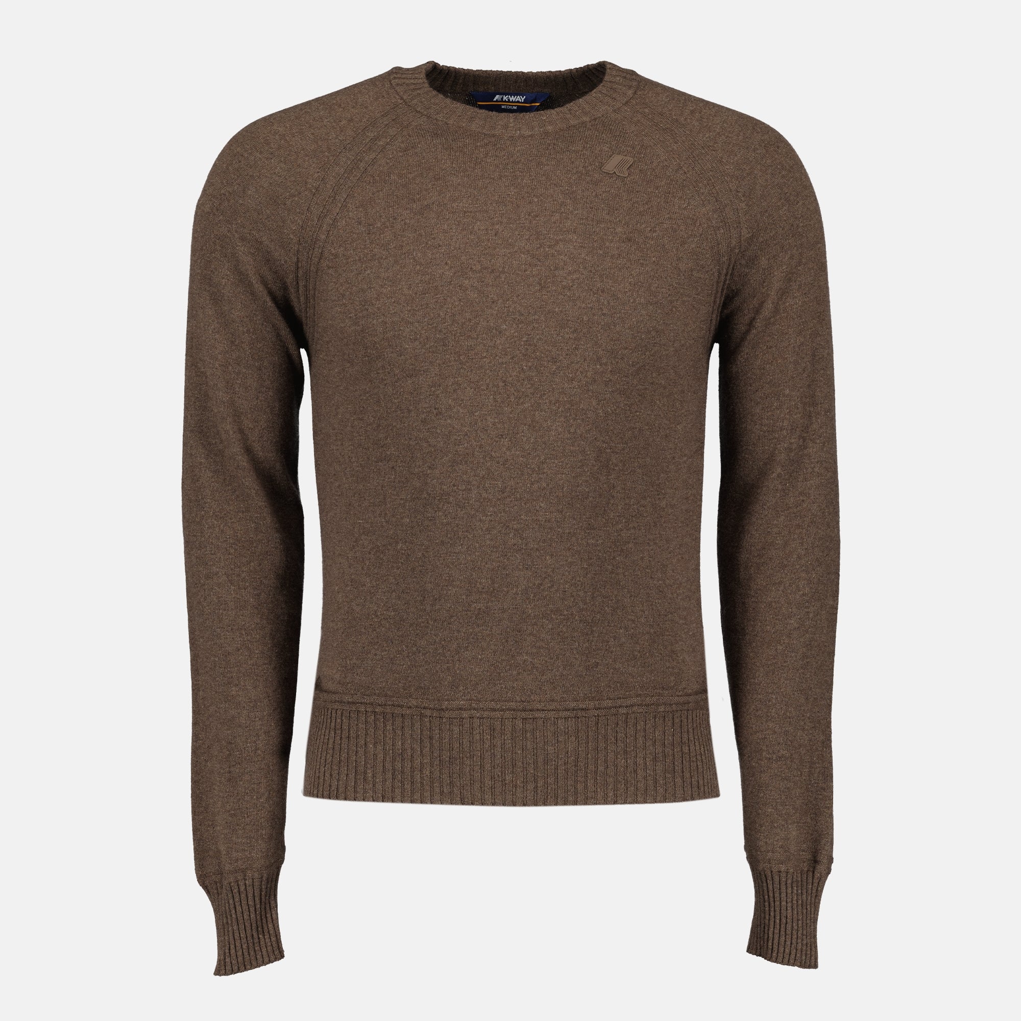 Image of the K-Way Sebas wool sweater for men - Autumn-Winter 2025 Season - Front View