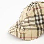 Gorras, sombreros y gorros Gorra de Cuadros Burberry Beige Unisexo