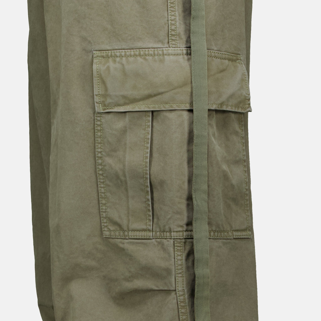 Pantalons 카키 드릴 카고 팬츠 Fendi Vert Homme