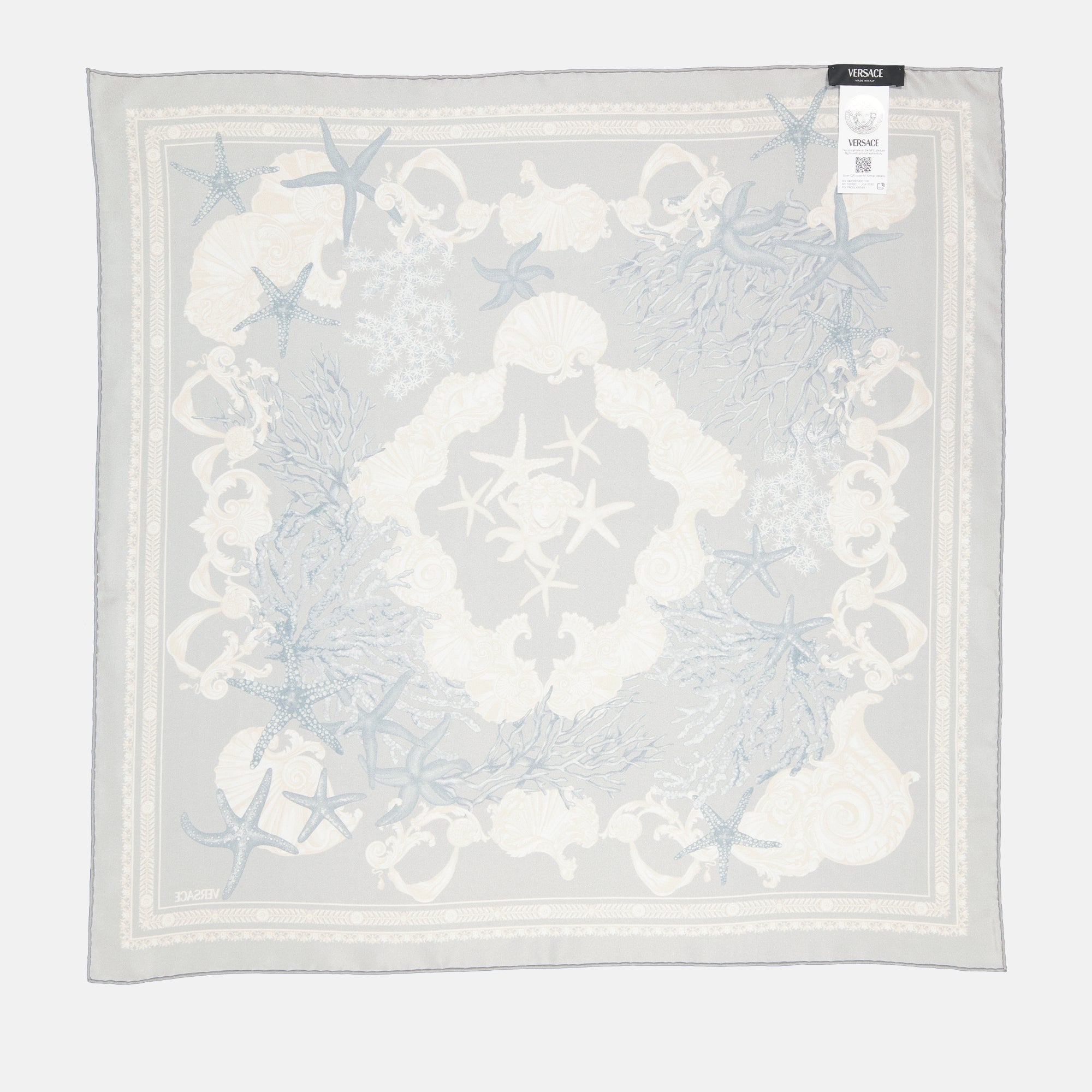 Schals und handschuhe Foulard Barocco Sea Versace Blau Femme