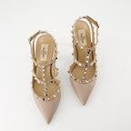 Escarpins Escarpins Rockstud Valentino Garavani Beige Femme
