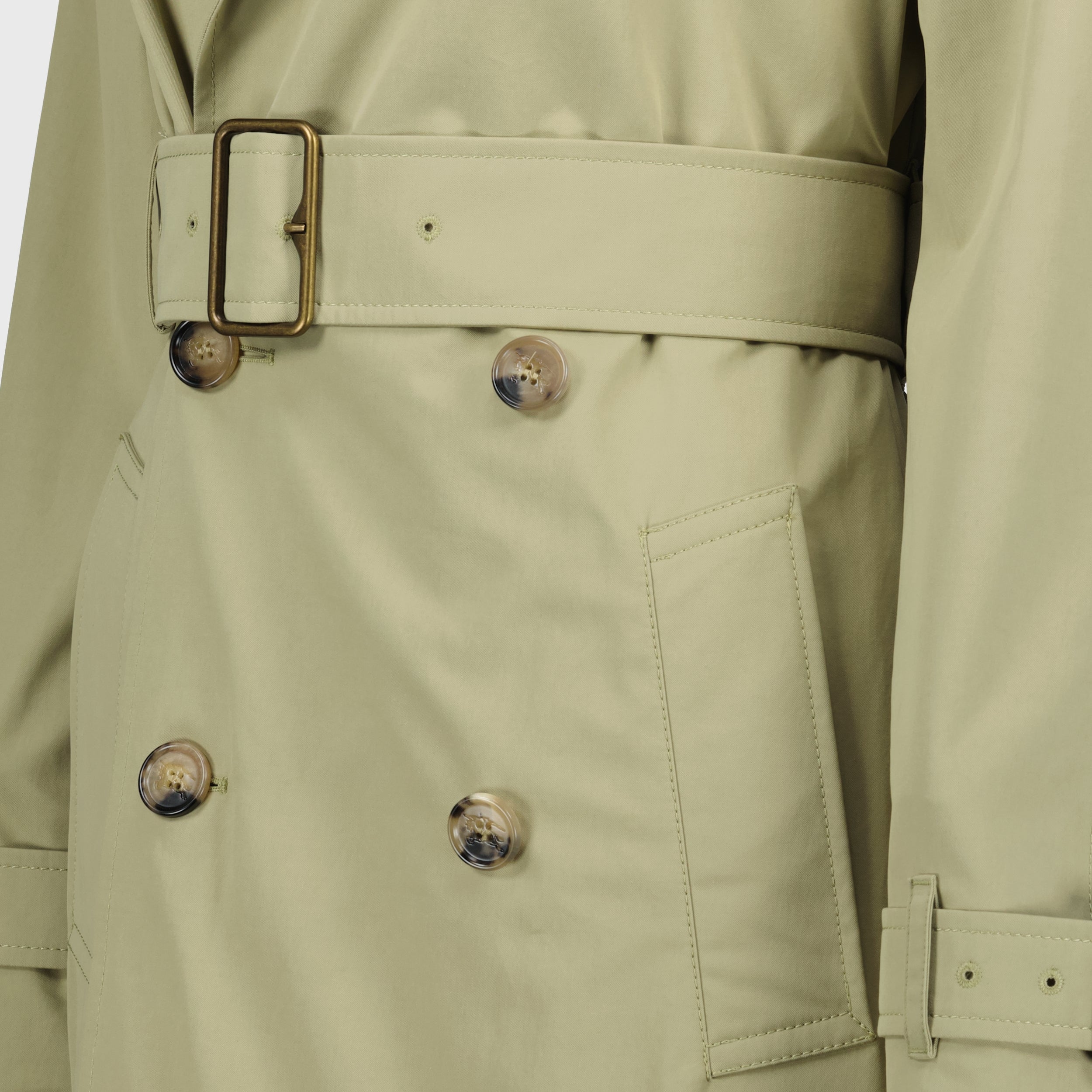 Mäntel Langer Trenchcoat Burberry Khaki Femme