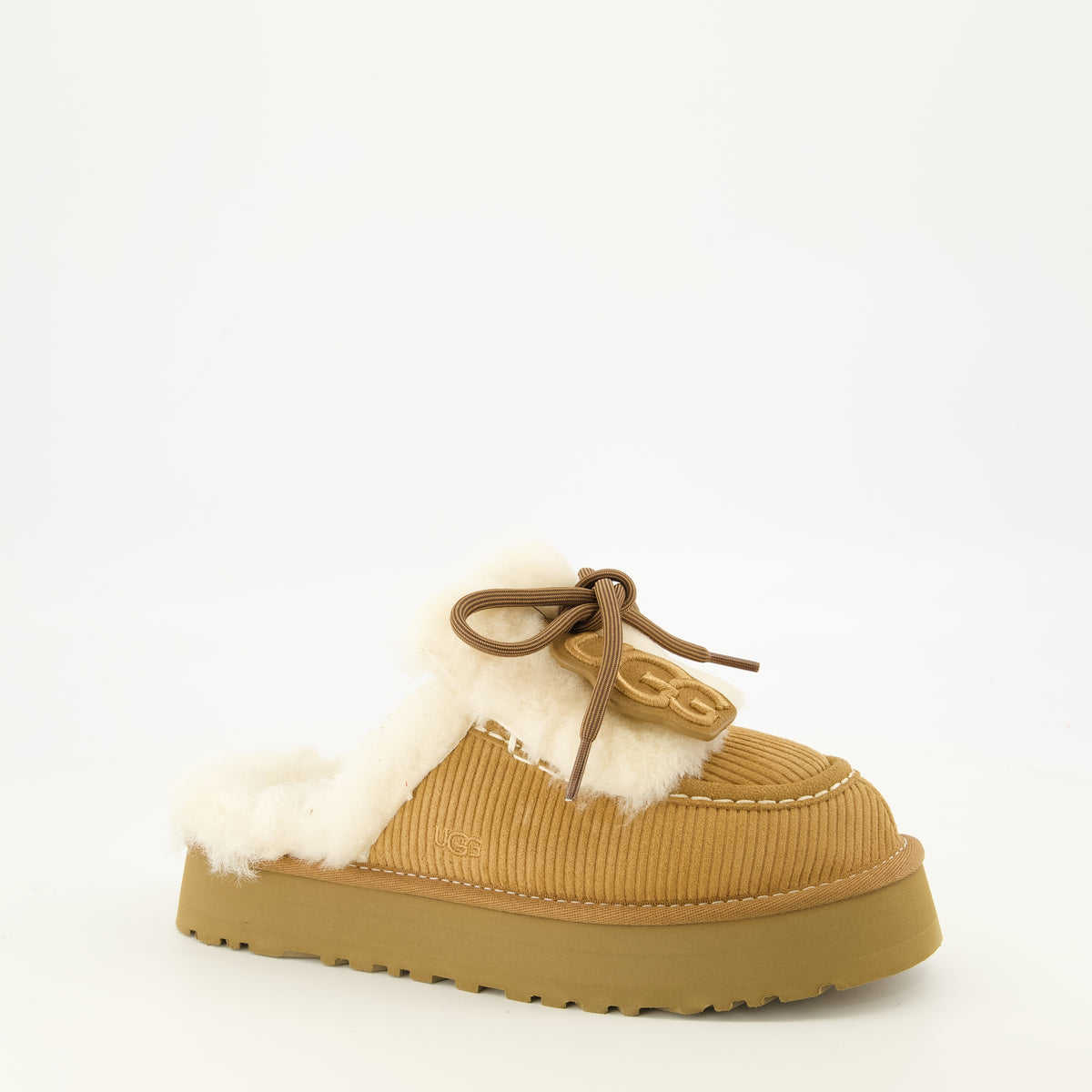 Chaussures ouvertes Mules Disquette Heritage beige Ugg Marron Femme