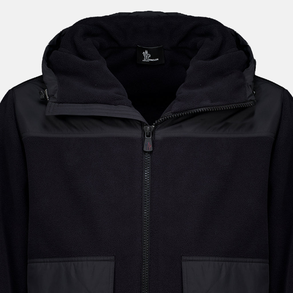 Vestes Cárdigan Polartec® Con Cremallera Moncler Grenoble Noir Homme
