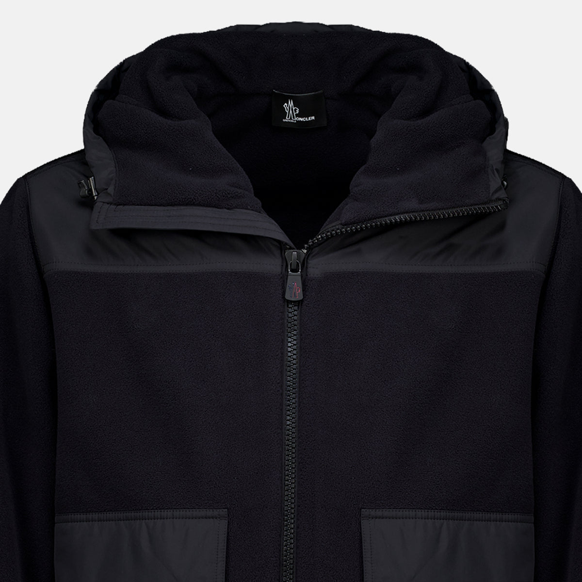Vestes Zip-up Polartec® Cardigan Moncler Grenoble Noir Homme