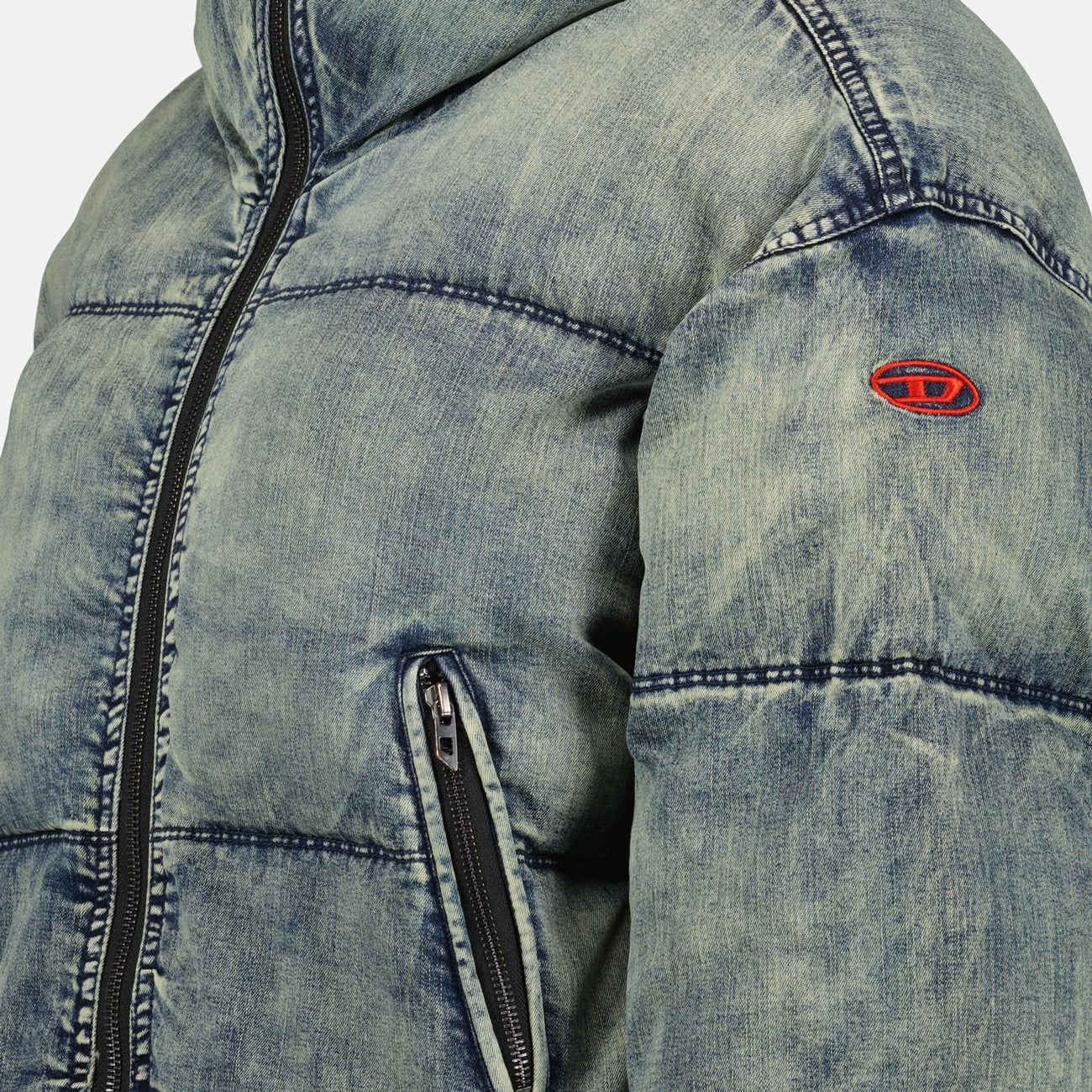 Manteaux Doudoune W-Aves Diesel Bleu Femme