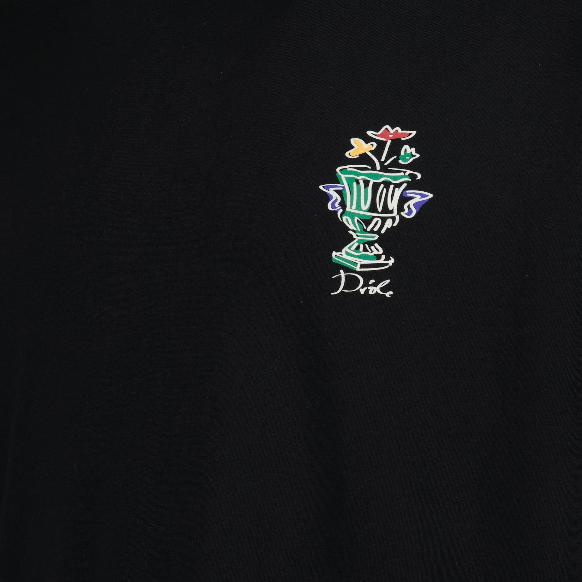 T-shirts T-shirt vase Drole De Monsieur Black Homme