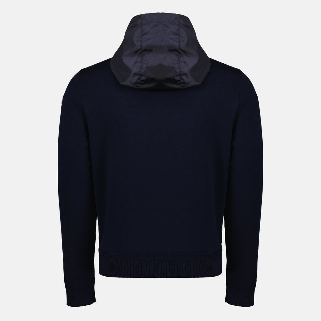 Vestes Cárdigan de algodón navy Moncler Bleu foncé Homme