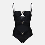 Ropa de playa Traje de Baño de Una Pieza Christopher Esber Negro Mujeres
