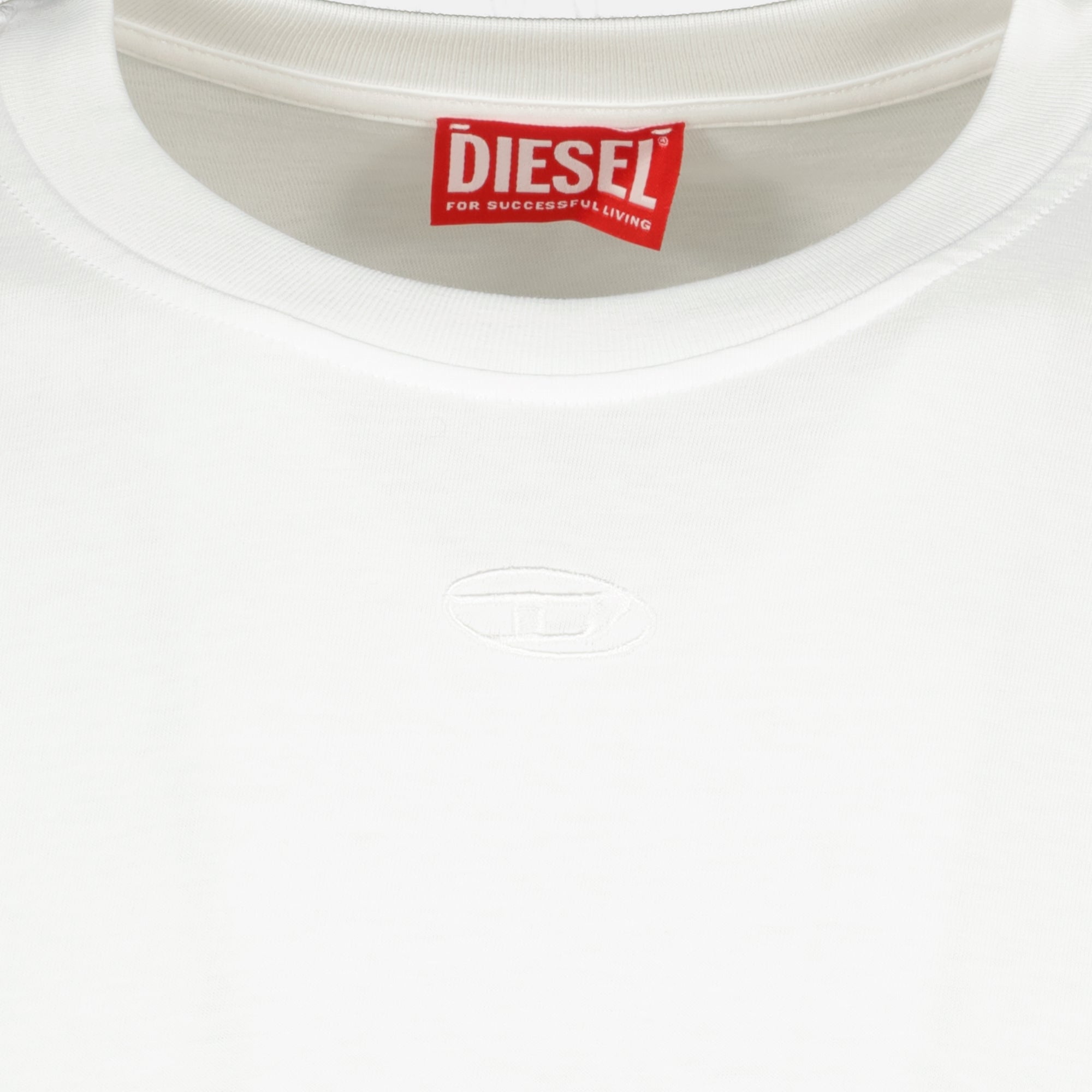 T-shirts T-Shirt T-Lucien Weiß Diesel Blanc Homme