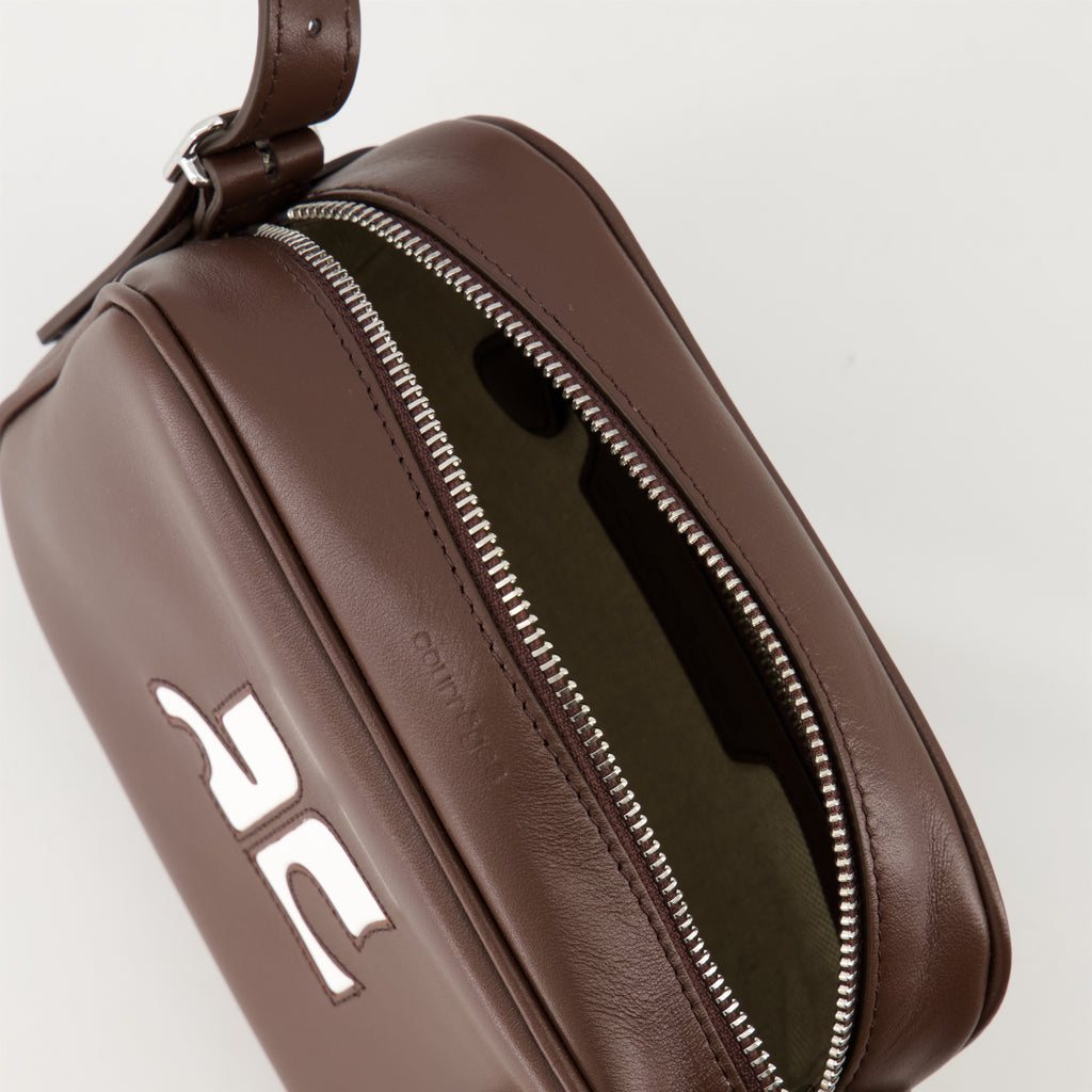 Crossbody bags Sac camera Réédition Courrèges Brown Unisex