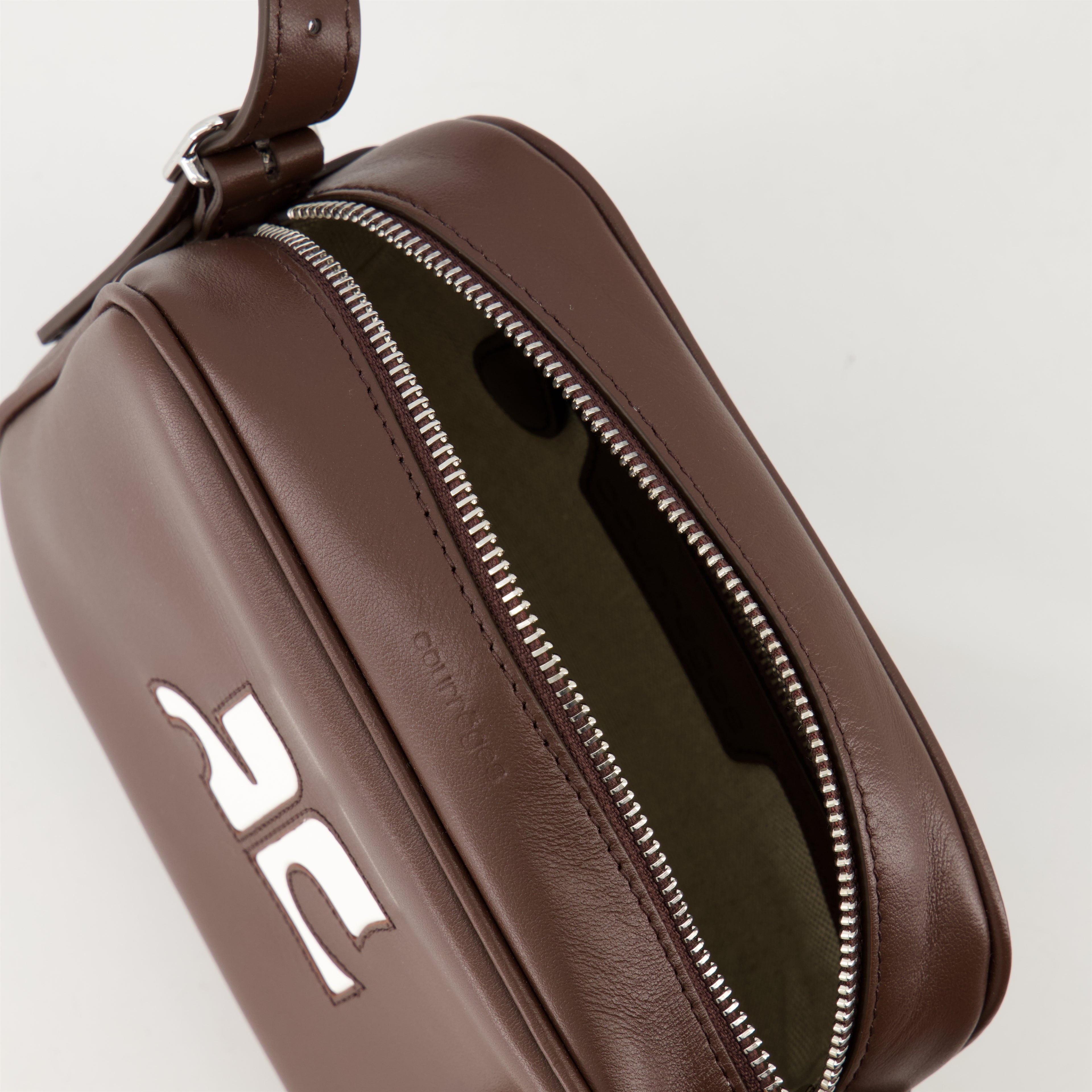 Crossbody bags Sac camera Réédition Courrèges Brown Unisex