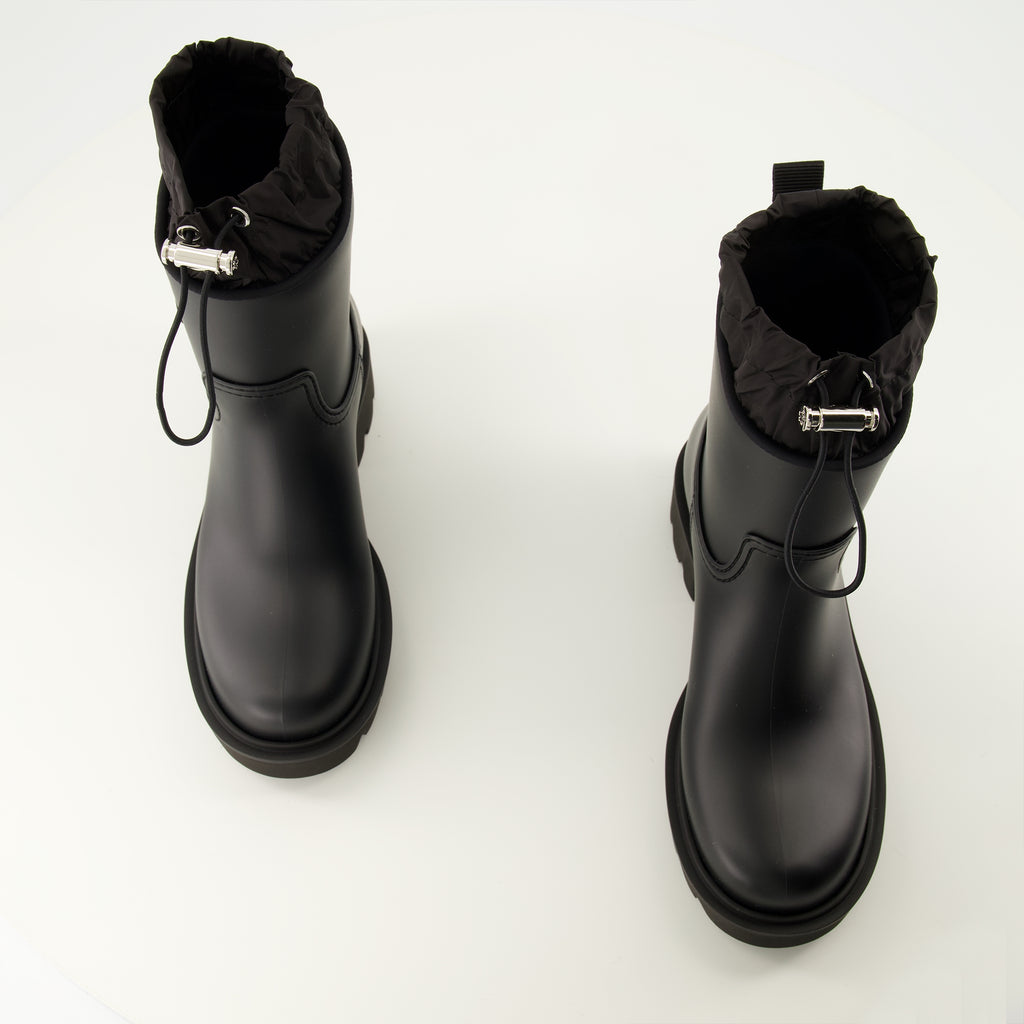 Bottines Kickstream Black Ankle Boots Moncler Noir Femme