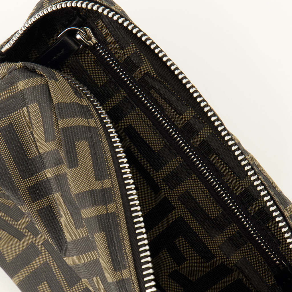 Pochettes マイクロトイレタリーバッグ Fendi Marron Unisexe